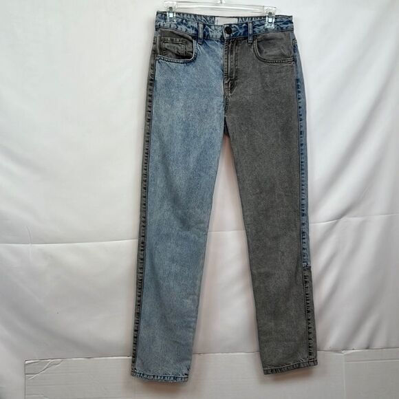 One Teaspoon Trucker style Blue and gray straight leg jeans size 26 - Picture 1 of 14